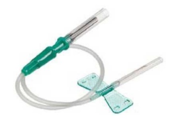 Одноразові голки для забору крові Тип: метелик з Луер адаптером 21G× 3/4” (0,8×19 мм)